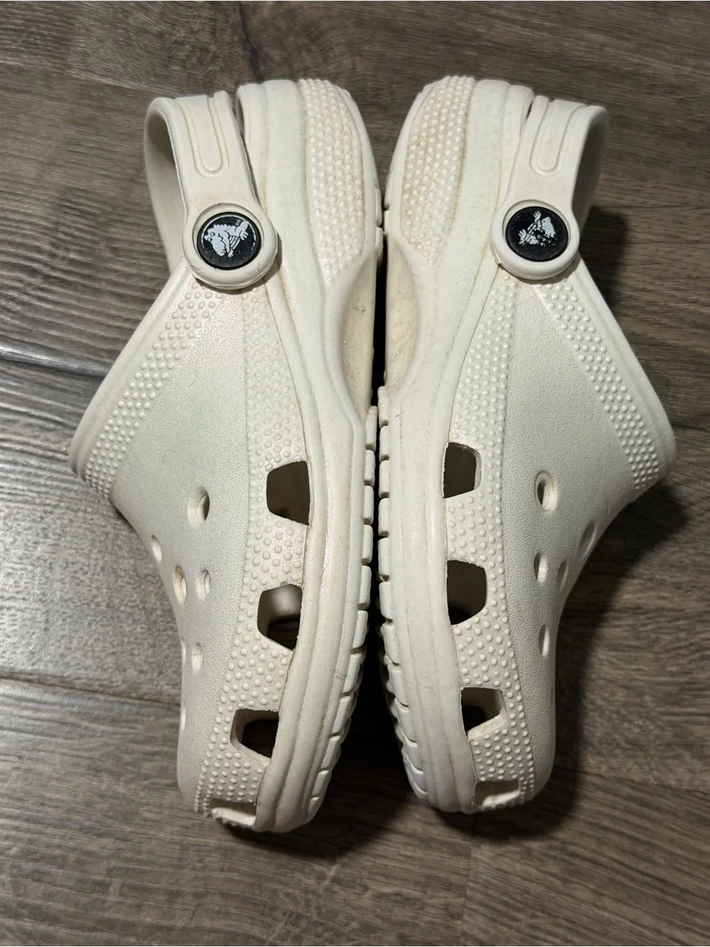 CROCS Classic Clog in White Pearl Toddler Girl 12